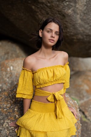 Kristie Taylor Demi Fray pose nude on rocks Veronika Ariel Lorena photo 17