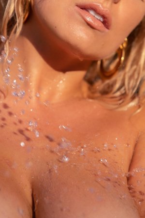 Ali Chanel bares all in sheer coverup sipping cocktails under summer sun photo 19